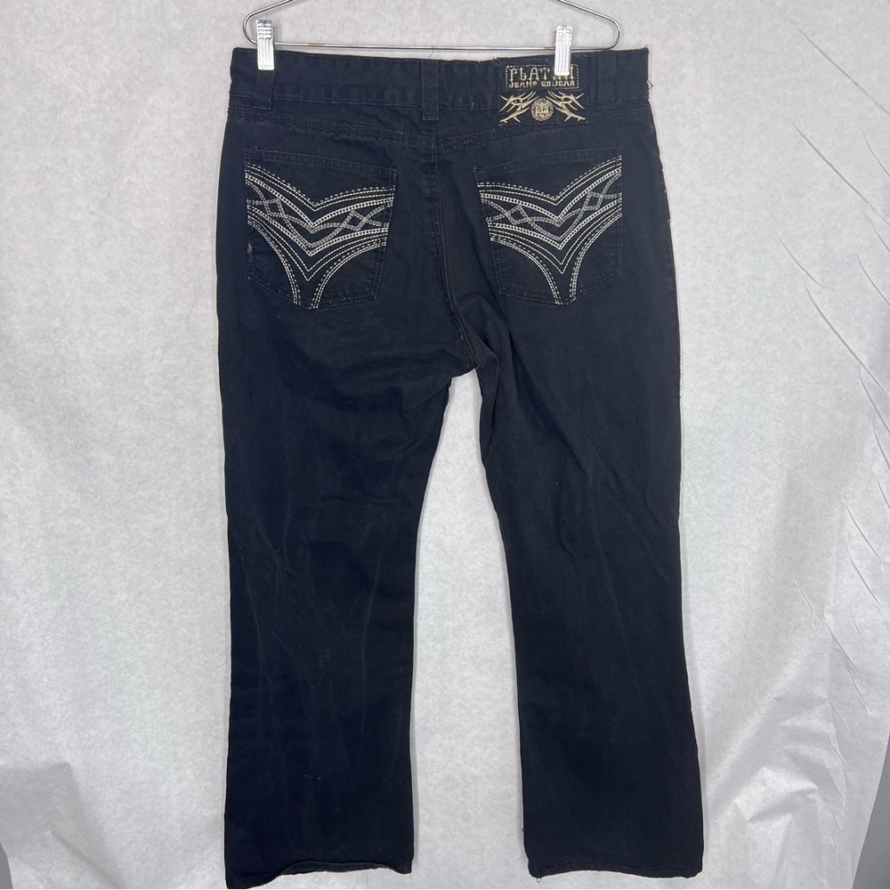 Platini Jeans men’s black stitch 36x32